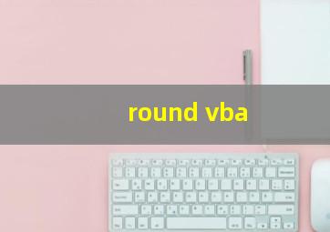 round vba